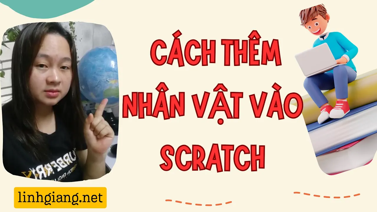 Cách thêm nhân vật vào Scratch